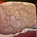 1. part of the clay tablet of kadesh treaty, written in akkadian. 1269 bce. from boğazköy, turkey. clay tablet. museum of the ancient orient, istanbul, turkey