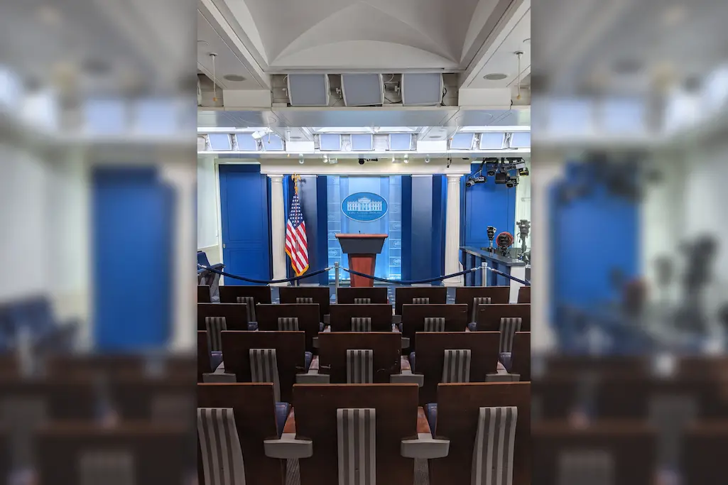 Sala de briefing pentru presă James S. Brady de la Casa Albă