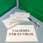 ballot envelopes for the swedish general election 2026, brastad