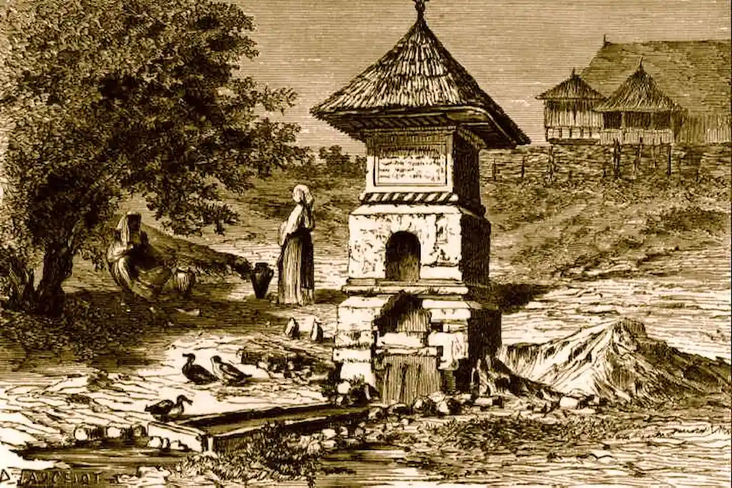 curtea de argeş fountain
