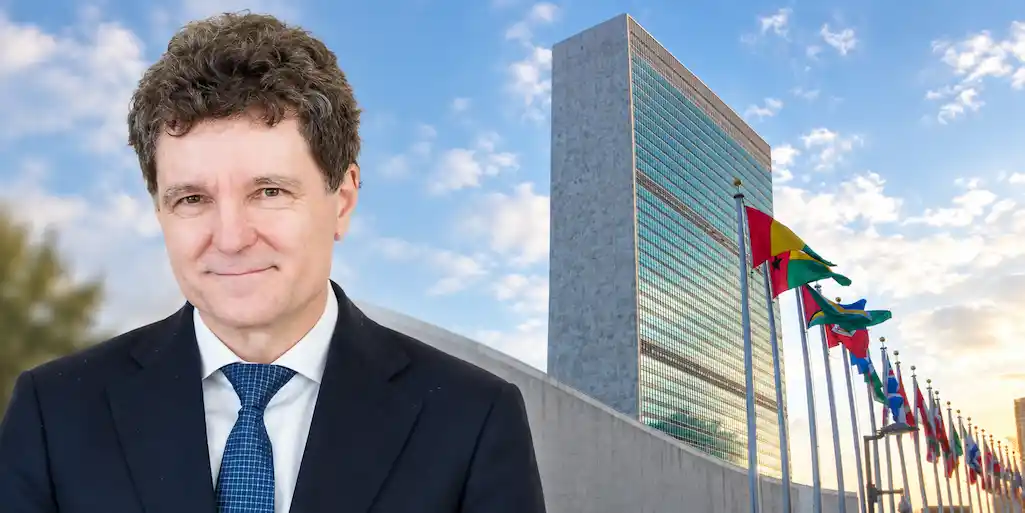 nicușor dan la onu