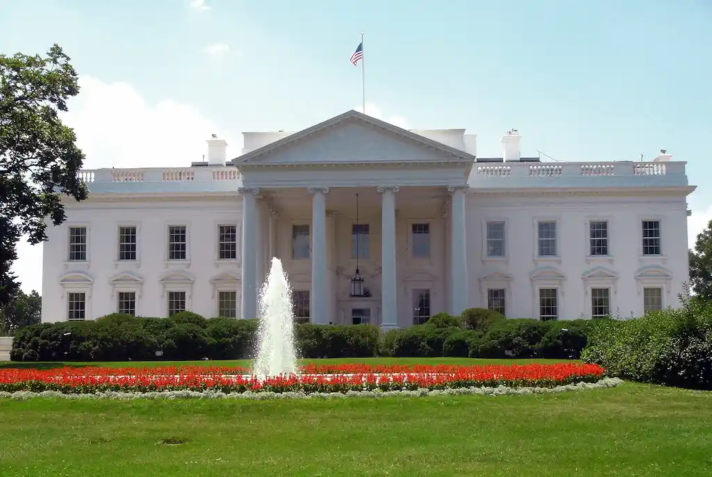 north façade white house