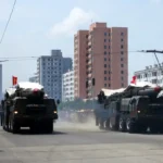 north korea's ballistic missile north korea victory day 2013 02