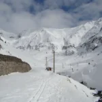 transfagarasan during winter time