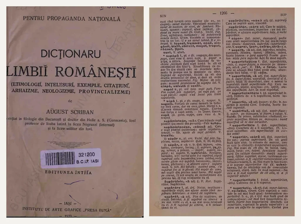 colaj dictionar scriban scanari originale