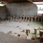 système d'hypocauste des thermes romains de chassenon