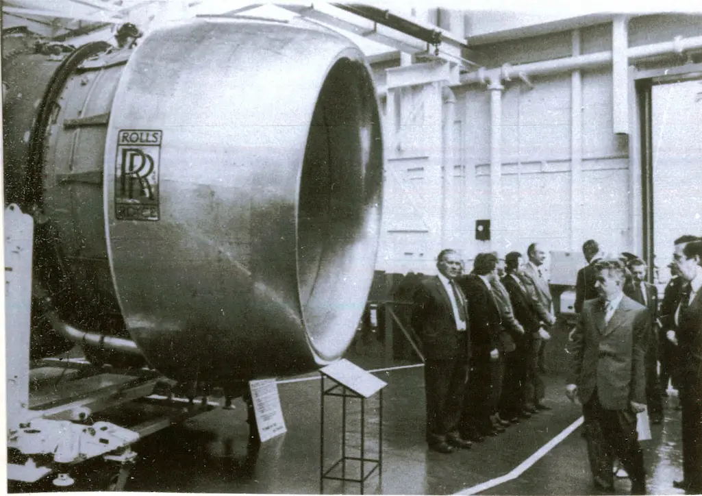 Nicolae și Elena Ceaușescu în vizită la Rolls-Royce, Bristol, 15 iunie 1978